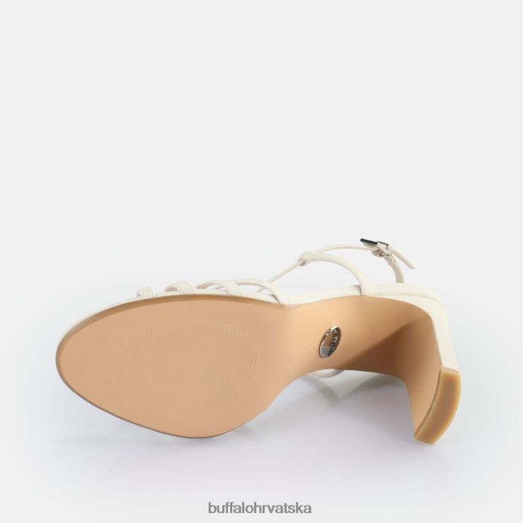 bijela Buffalo jean vamp sandale na petu veganske |sandale TDD6T605